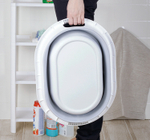 Таз ФЛЕКС 25 л овальный складной с ручками, материал- полипропилен, ТЭП М2517