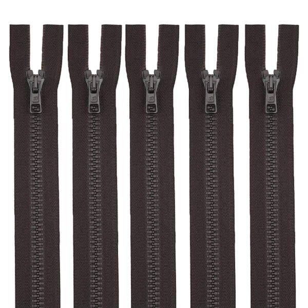 Молния трактор Arta Т6 (6 мм) 2 зам., разъем., 110 см, цв. 068 т.коричневый, уп.5 шт