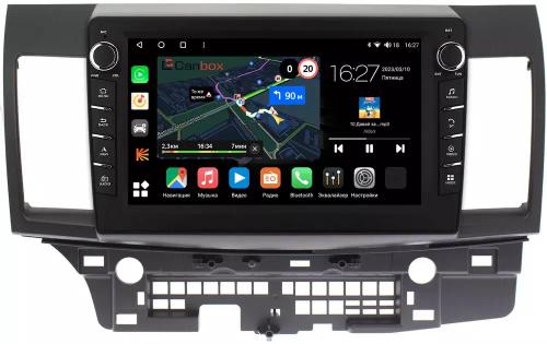 Магнитола для Mitsubishi Lancer X 2007-2016 - Canbox 1021 Android 10, Быстрая, CarPlay, 4G SIM-слот