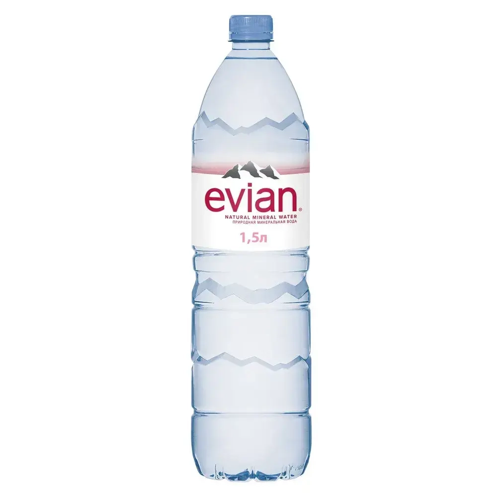 Вода негазированная Evian, 1,5 л