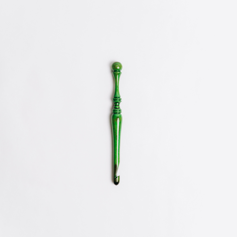 Деревянный крючок для вязания из древесины клена 10 мм. K329