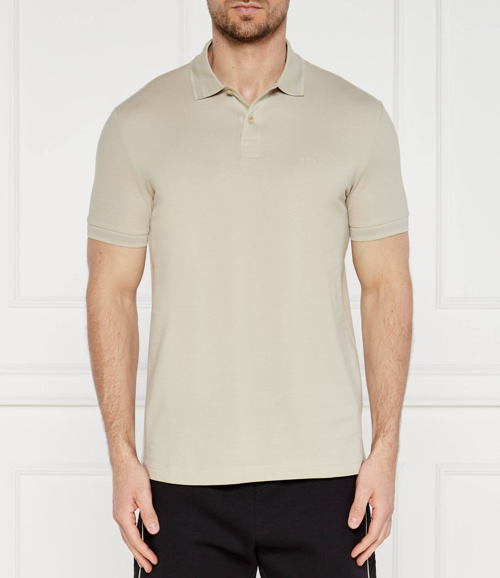 Поло Pio 1 BOSS GREEN - песочный(50507583)