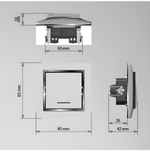 Розетка USB 2x1