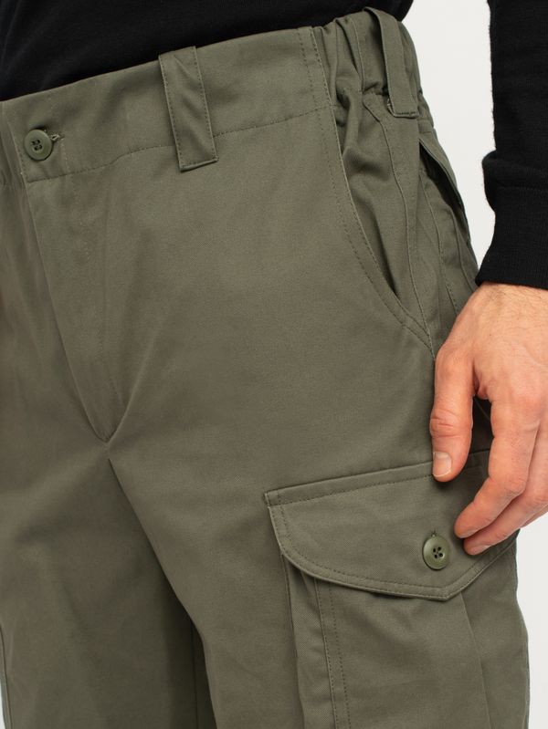 Брюки летние Крафт ткань Cotton цвет Хаки