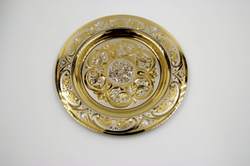 Чайный набор с блюдцем "Малахит"