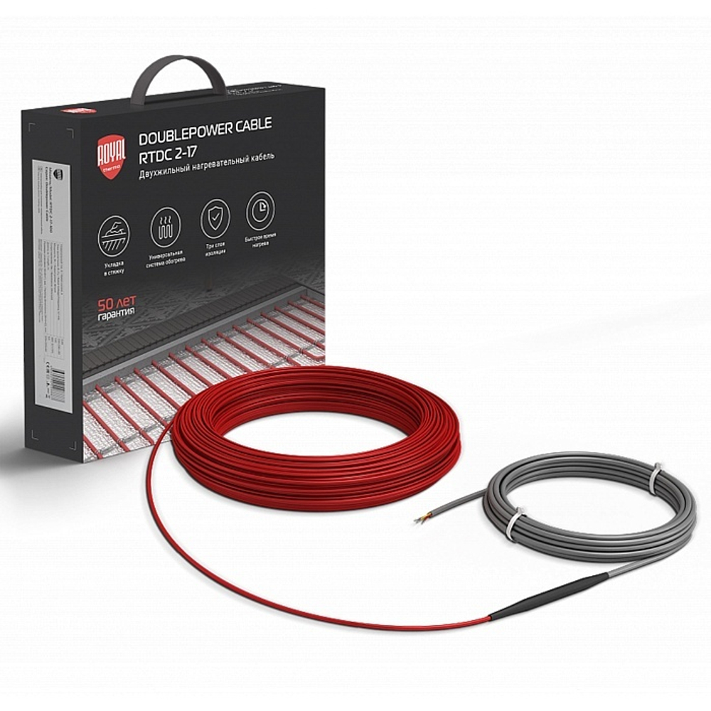 Нагревательный кабель Royal Thermo Doublepower Cable 17 Вт/м