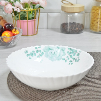 Миска суповая 18см Зеленый сад