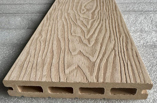 Террасная доска ДПК Best decking Light Тиснение/широкий вельвет цвет: Слоновая кость