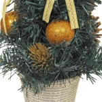 Елка в горшке «Зимняя нежность» 40 см, Золото