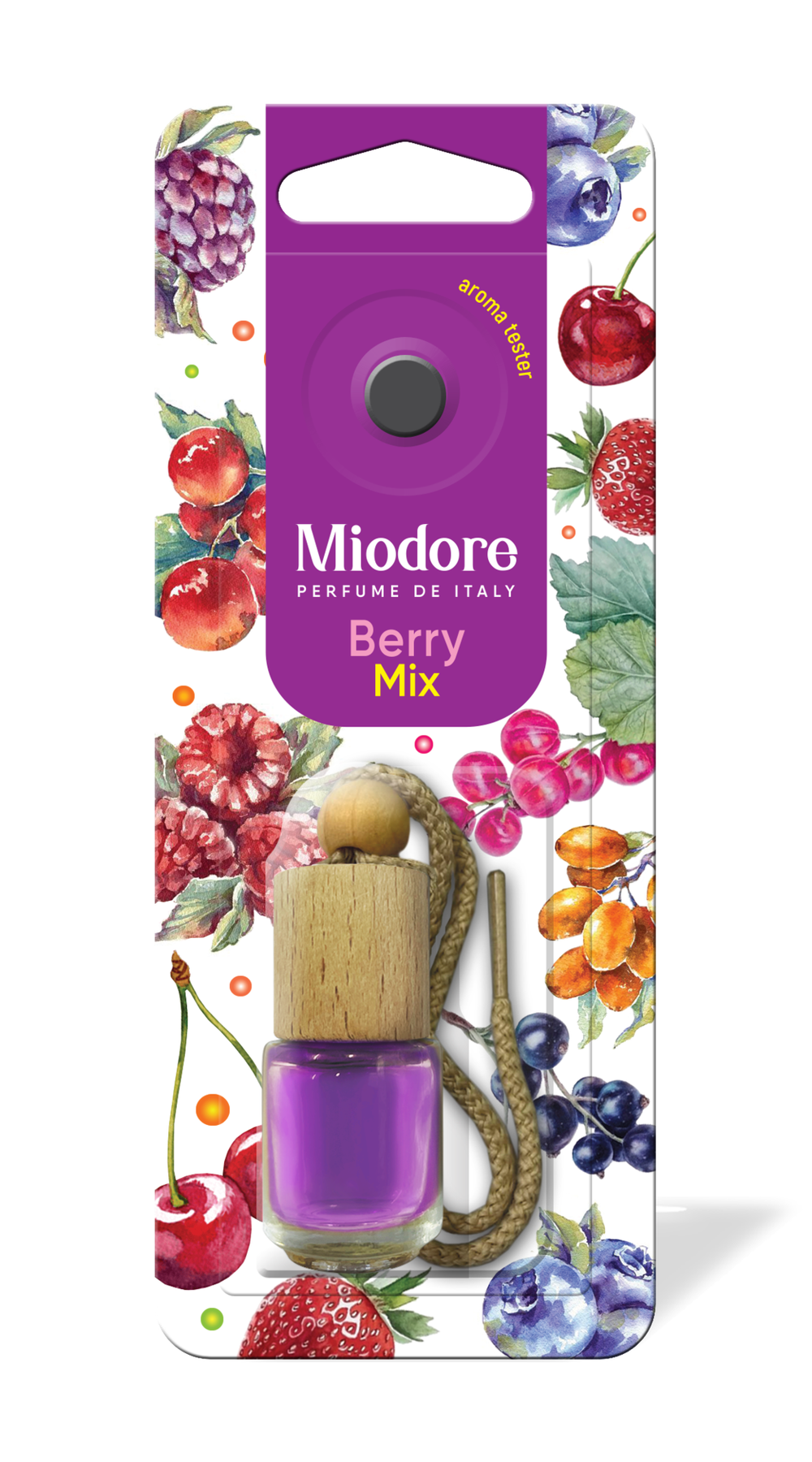 Ароматизатор бочонок MIODORE MDBF-6  BLACKBERRY - JASMINE (ЕЖЕВИКА-ЖАСМИН)