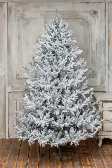 Искусственная елка Имперская заснеженная 180 см., литая хвоя+пвх, ЕлкиТорг (145180)