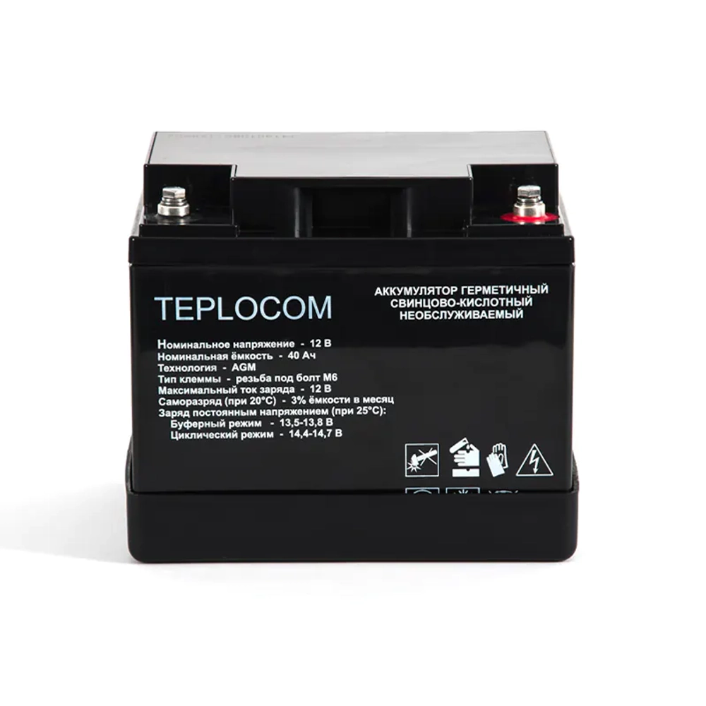 TEPLOCOM Solar 800, 40Ач источник бесперебойного питания и акб, 12384