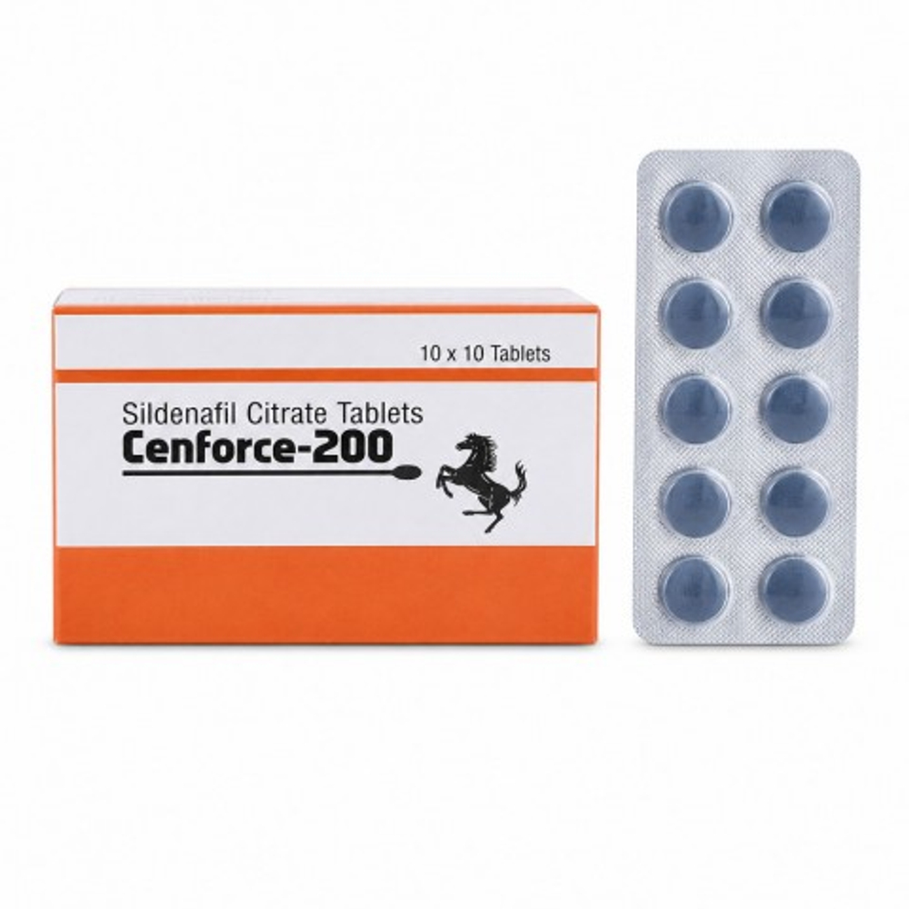 Препарат для мужчин Cenforce -200 (Sildenafil Citrate) - 10 таб.
