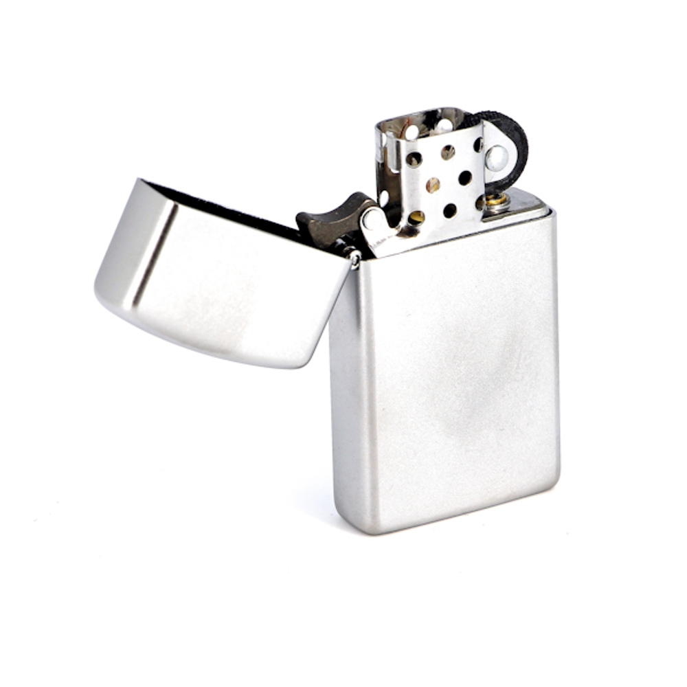 Зажигалка ZIPPO Slim® с покрытием Brushed Chrome ZP- 1607