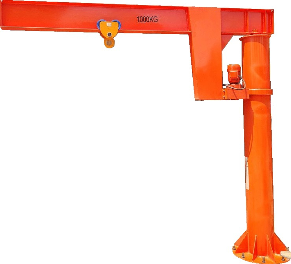 Кран консольный поворотный электрический TOR JIB г/п 3000 кг, высота 3 м, стрела 3 м