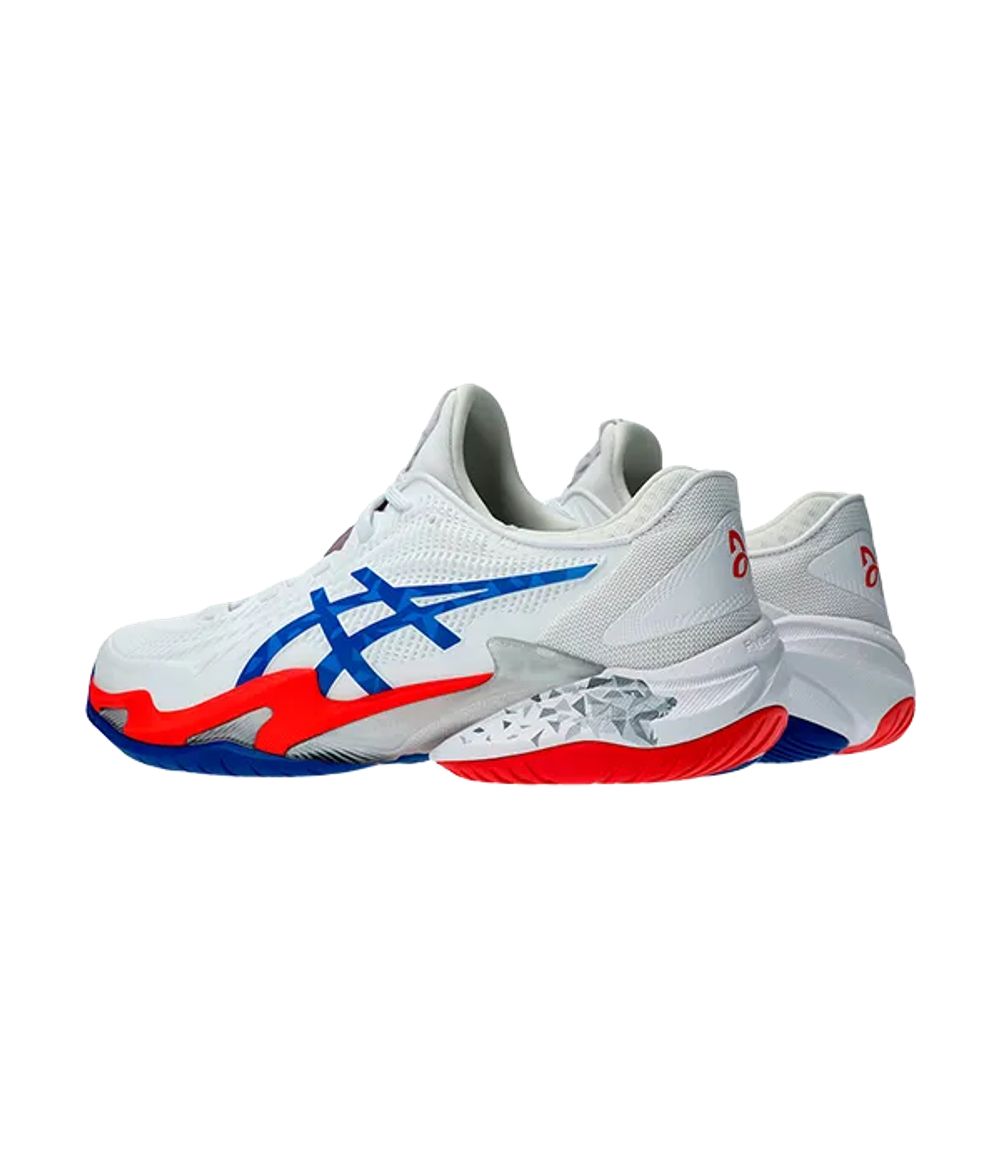 Asics Court FF 3 Novak Clay Белый-Тунец Синие Кроссовки