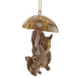 GAEM Изделие декоративное подвесное "Белка", L6,5 W4,5 H7,5 см, 2в.