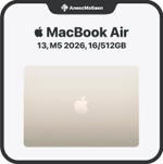 Apple MacBook Air 13 M5, 16/512GB