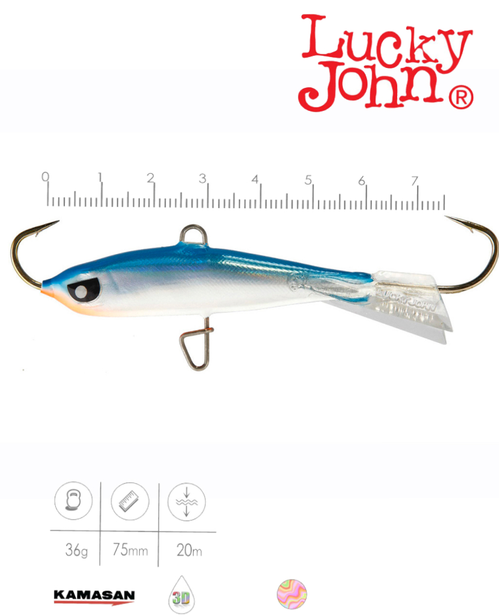 Балансир LUCKY JOHN Nordic №6, цвет 15H, арт, 51600-15H