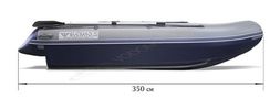 Двухкорпусная надувная лодка Флагман DK 350