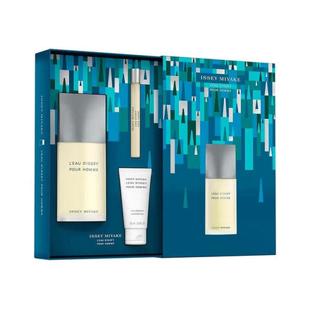 Женский парфюмерный набор Issey Miyake L'EAU D'ISSEY POUR HOMME EDT 3 предмета