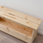 Скамья садовая - IKEA PERJOHAN, 45х100 см, бежевый, ПЭРЙОХАН ИКЕА