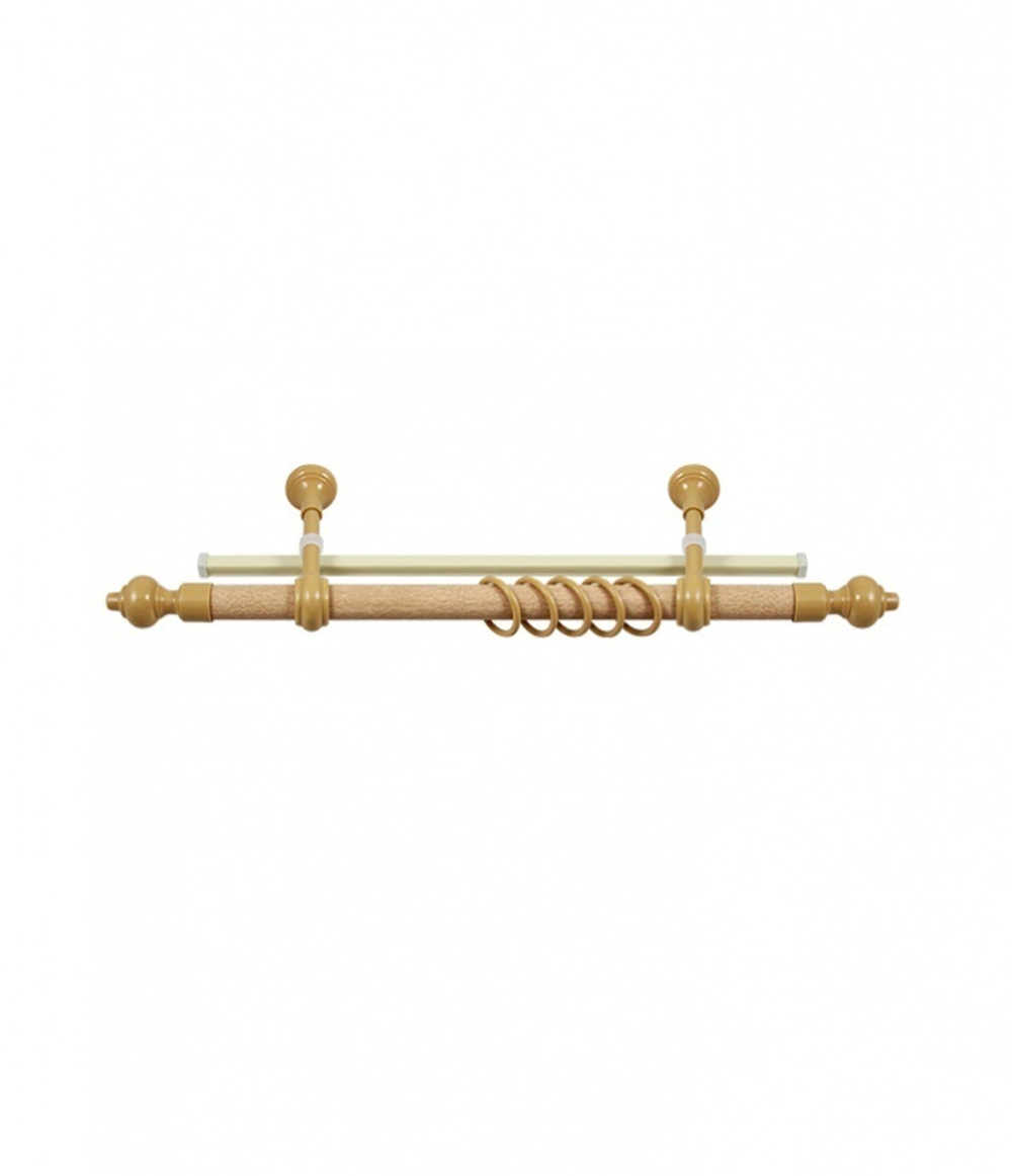 Карниз круглый Legrand Кантри 2-х  рядный 2800 мм