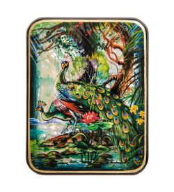 Народные промыслы ШК-55/170 Шкатулка «Павлины» исп. Маркова