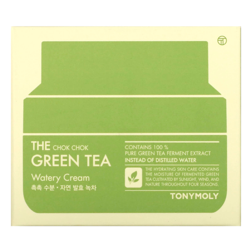 TonyMoly, The Chok Chok Green Tea, увлажняющий крем с зеленым чаем, 60 мл