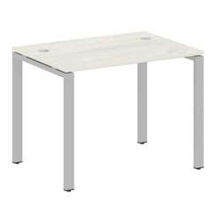 Metal System Стол письменный на П-образном м/к БП.СП-1 Дуб Наварра/Металл Серый 1000*720*750