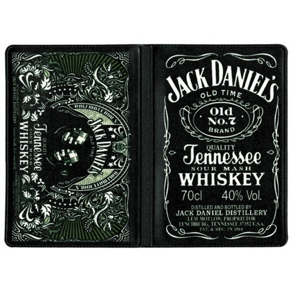 Обложка для паспорта Jack Daniel's Tennessee Whiskey