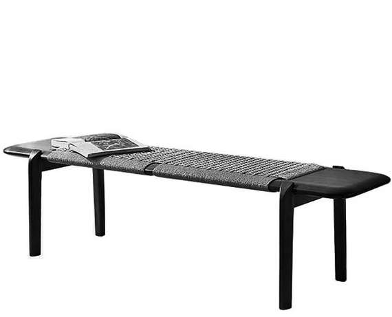 Скамья 4682, 160 см, черная