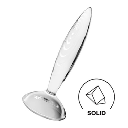 Стеклянный фаллоимитатор Satisfyer Sparkling Crystal (прозрачный)