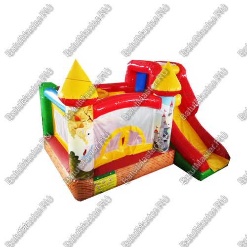 Детский надувной батут "Замок непосед"