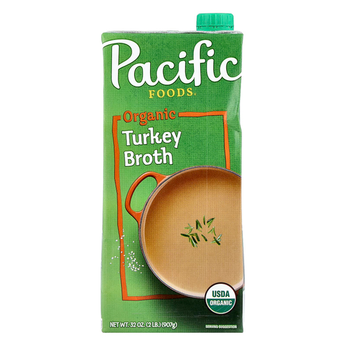 Pacific Foods, органический бульон из индейки, 907 г (32 унции)