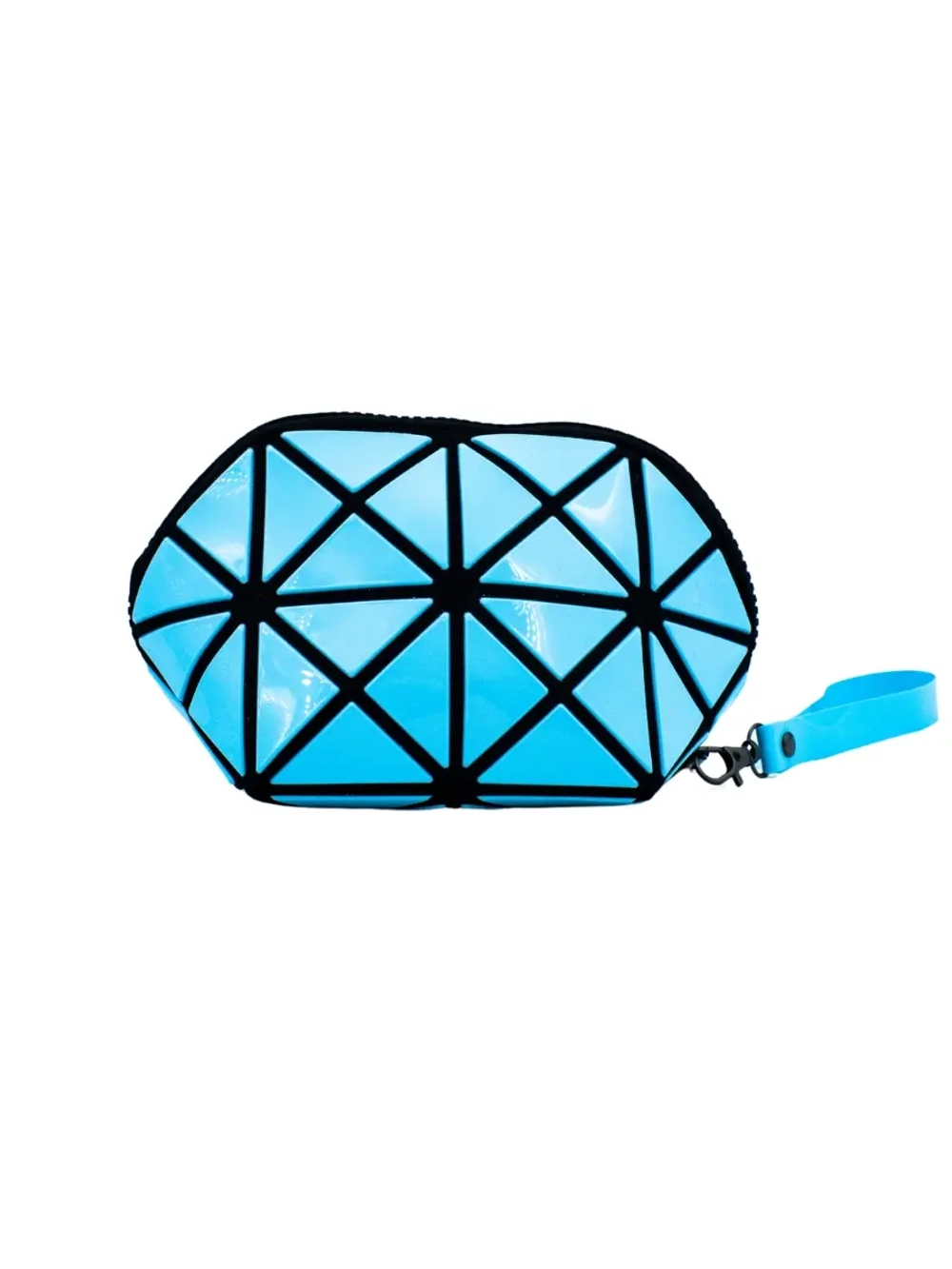 COSMETIC BAG - РОМБОВИДНАЯ КОСМЕТИЧКА ПЕНАЛ ГОЛУБАЯ COSMETIC BAG BLUE, 1 ШТ.
