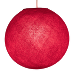 Хлопковый шар - подвес Красный