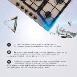 DeLonghi Газовая варочная панель OWF 57 PRO RUS