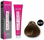 OLLIN COLOR 8/21 светло-русый фиолетово-пепельный 60мл Перманентная крем-краска для волос
