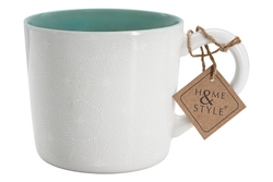 Кружка 450мл Home&Style Frost зелёная