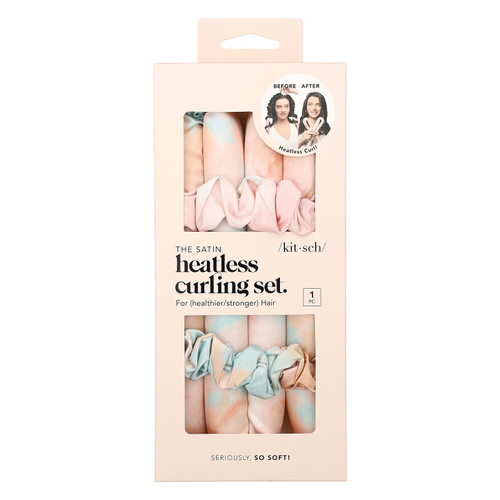 Kitsch, The Satin Heatless Curling Set, Sunset Tie Dye, один комплект