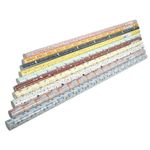 Бумага упаковочная подарочная мелованная "Terrazzo&Memphis", 70х100 см, 10 дизайнов ассорти, ЗОЛОТАЯ СКАЗКА, 592054, 1шт