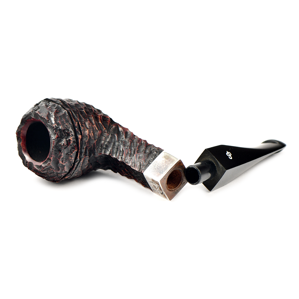 Трубка Peterson Sherlock Holmes Rustic Baker Street P-Lip (фильтр 9 мм)