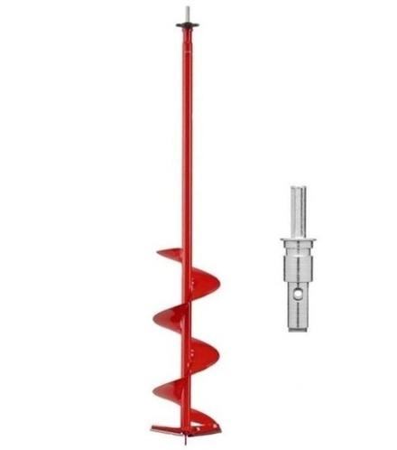 Шнек Mora Ice Easy Cordless 125 мм (ножи прямые) с адаптером для шуруповерта, арт. ICE-MM0078