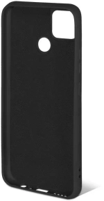 Силиконовый чехол с микрофиброй для Realme C25/C25s black DF