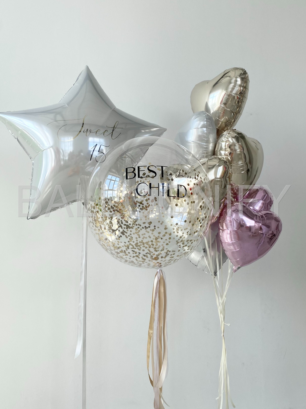 Набор шаров "Блеск и нежность", дизайн №2