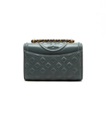 кожаная сумка через плечо fleming TORY BURCH - морской(75576)