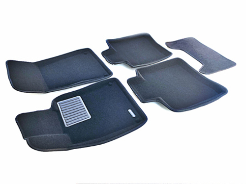 Коврики салона для MERCEDES W222 (S-Class) (2014-) Euromat 3D Business черные. Арт. EMC3D-003515