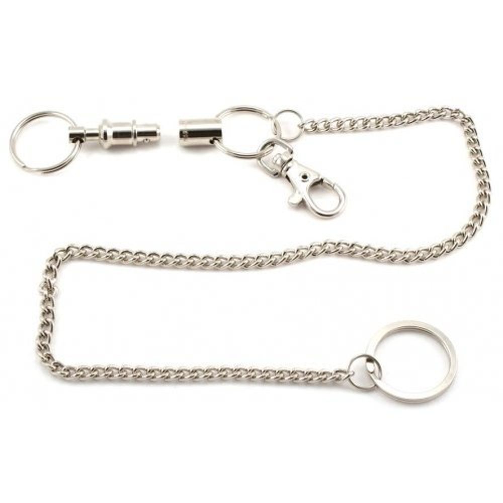 Цепочка Victorinox комбинация с карабинами хром блистер (4.1854.B1)