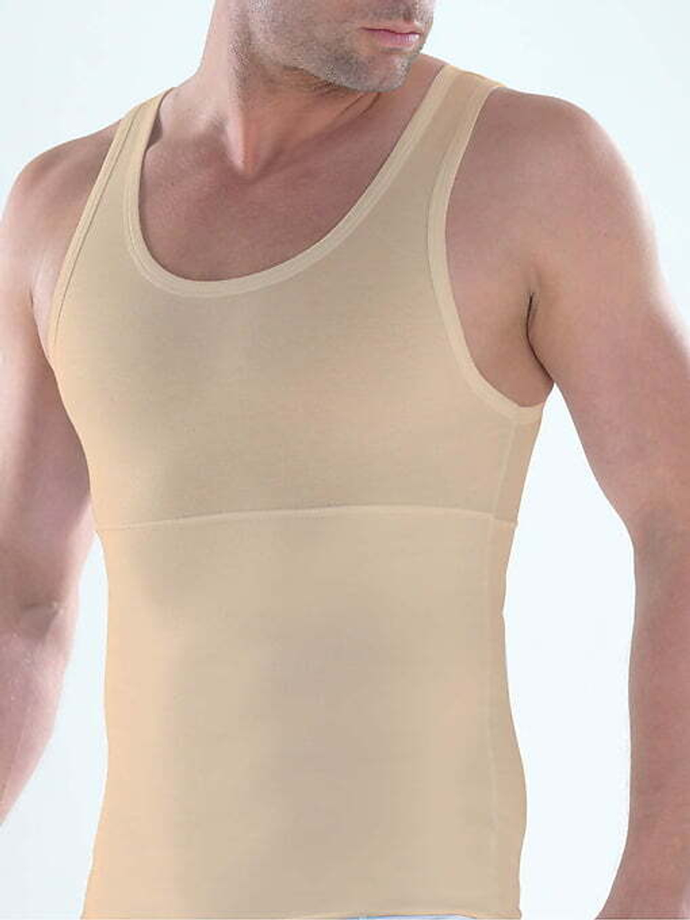 Майка мужская корректирующая Body Control телесный